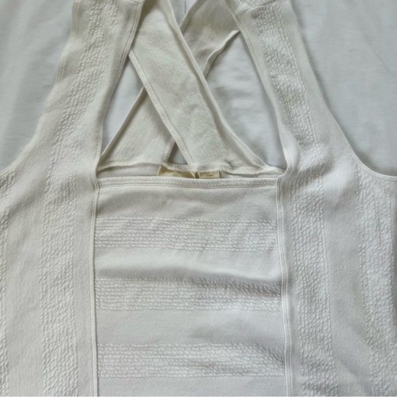 MAEVE Anthropologie White Sleeveless Tank XL - Picture 2 of 4